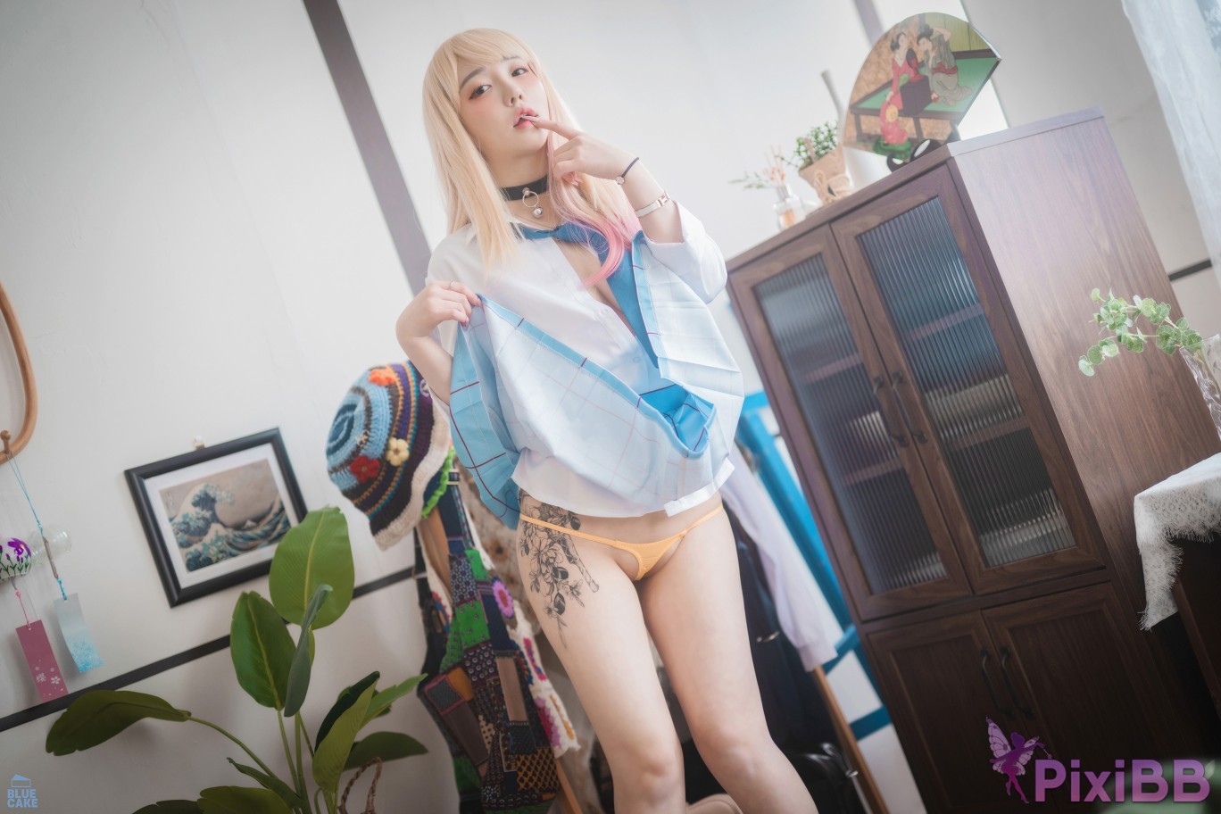 BLUECAKE Son Ye Eun Marin Kitagawa WHITE ver PixiBB.COM 025