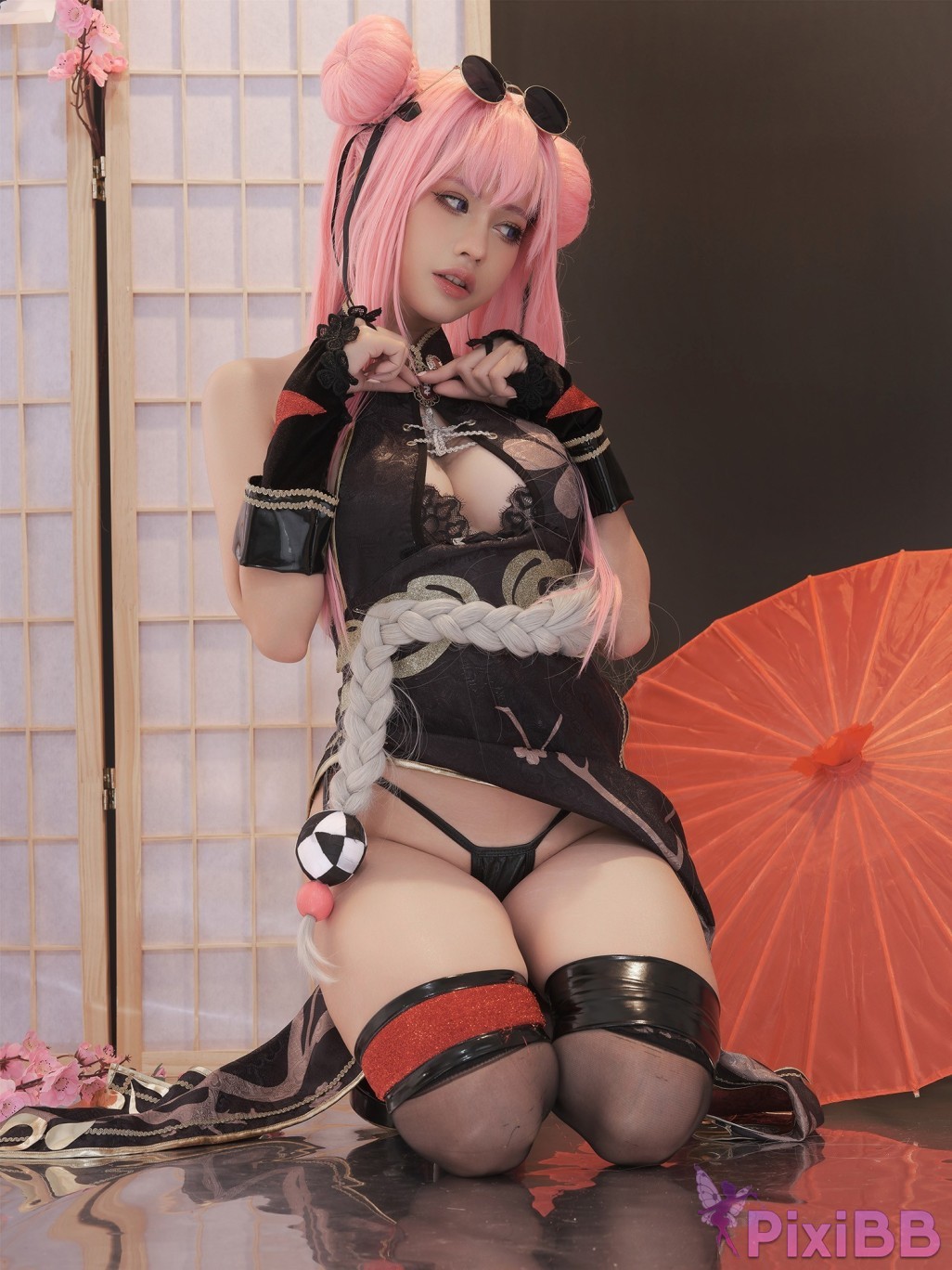 Coser PingPing Bremerton Kung Fu Qipao Azurlane PixiBB.COM 019