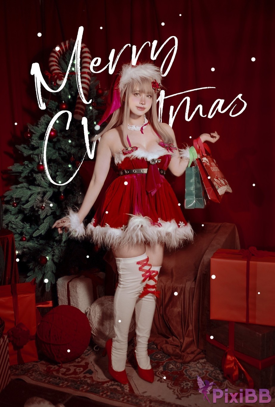 Coser PingPing Emma Xmas NIKKE PixiBB.COM 001