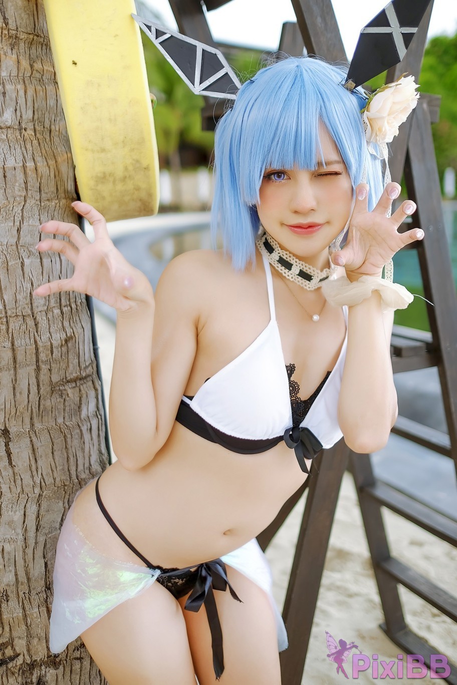 Coser PingPing Gascogne Bikini Azurlane PixiBB.COM 008