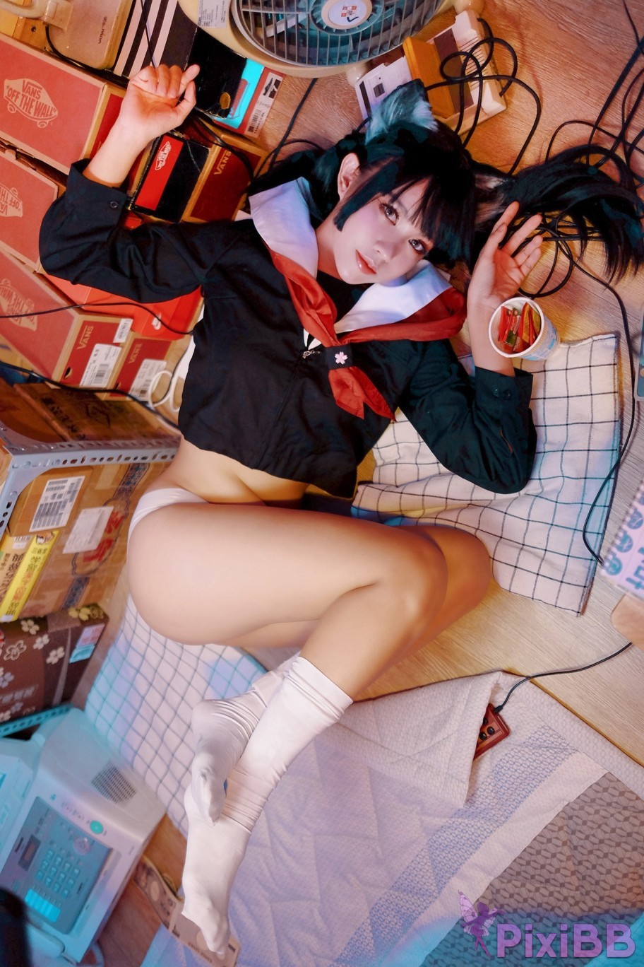 Coser PingPing Kuroneko Black Cat PixiBB.COM 025