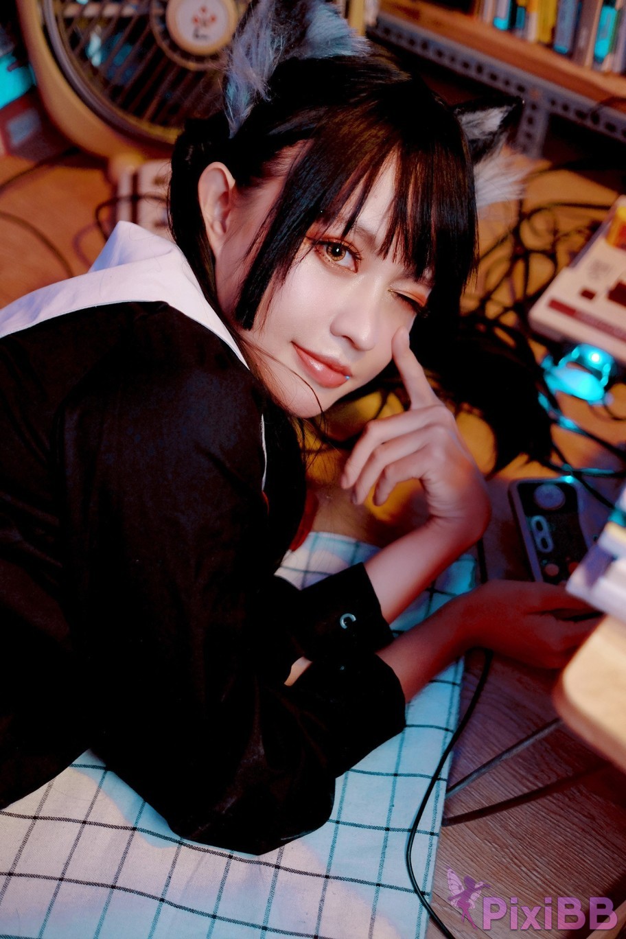 Coser PingPing Kuroneko Black Cat PixiBB.COM 026