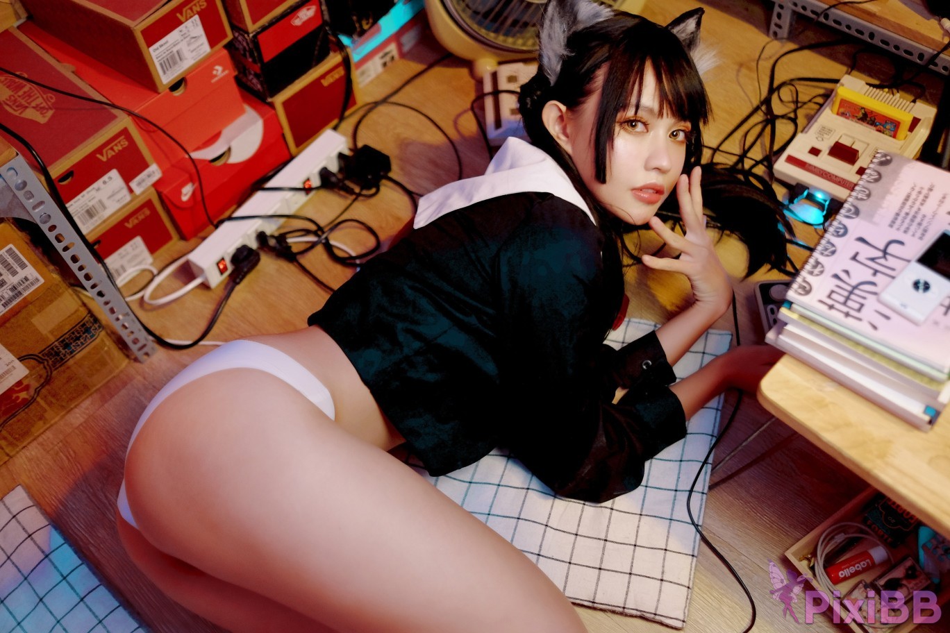 Coser PingPing Kuroneko Black Cat PixiBB.COM 027