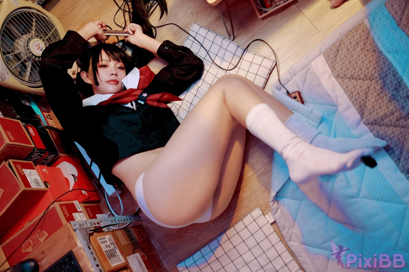 Coser PingPing Kuroneko Black Cat PixiBB.COM 028