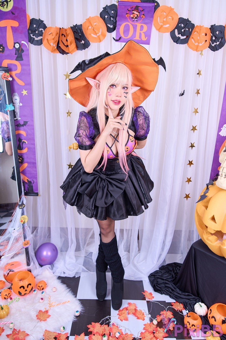 Coser PingPing Marin Kitagawa Halloween PixiBB.COM 002