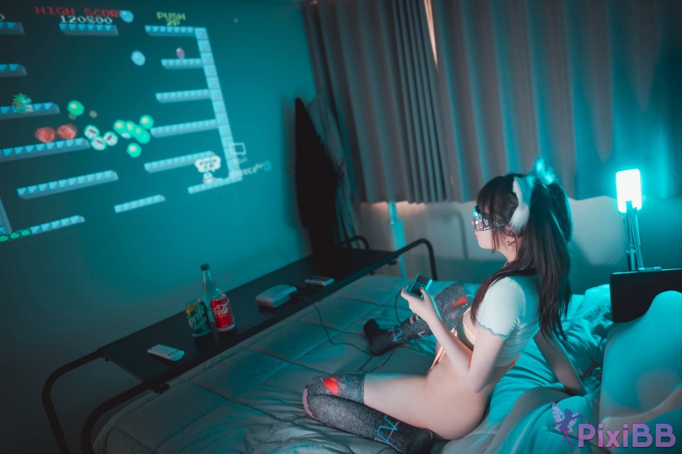 DJAWA Photo Son Ye Eun Retro Gaming Girl PixiBB.COM 085