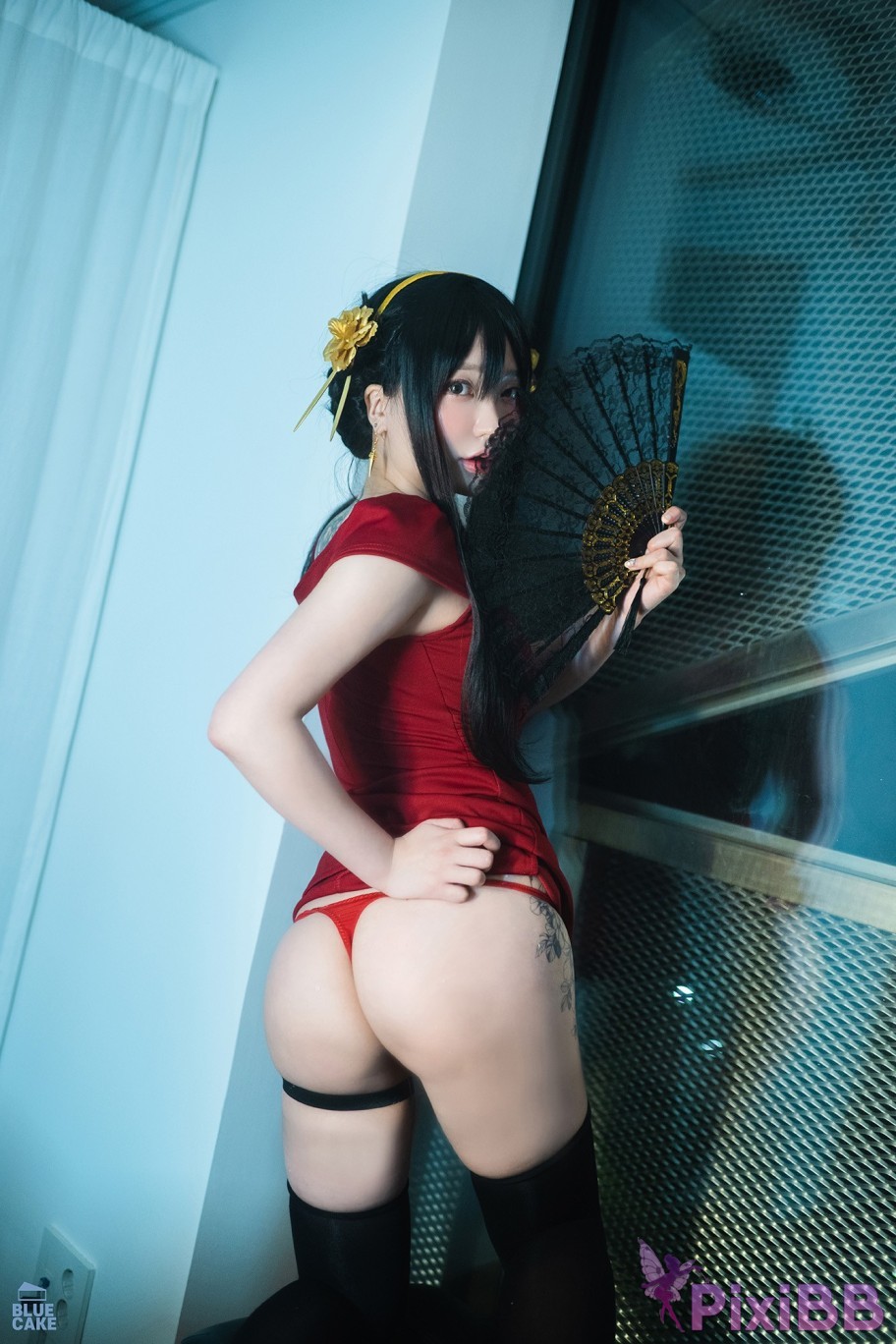 BLUECAKE Son Ye Eun Black Rose RED PixiBB.COM 120