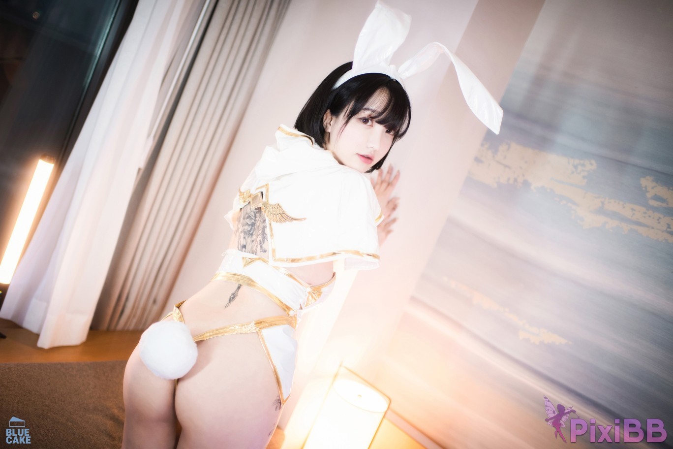 BLUECAKE Son Ye Eun BunnyLuXXX PixiBB.COM 035