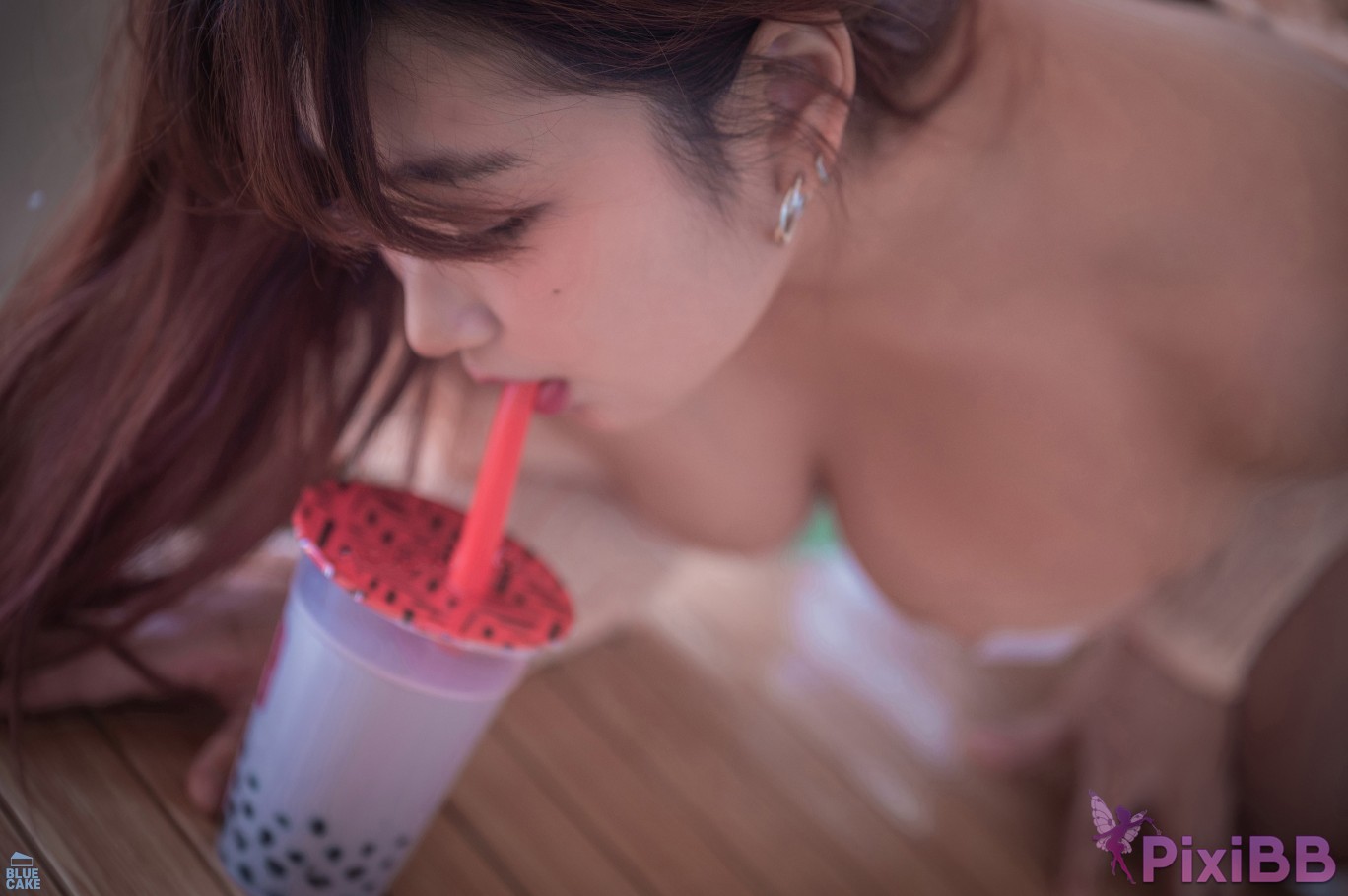 BLUECAKE Ggubbu Bubble Tea Challenge PixiBB.COM 107