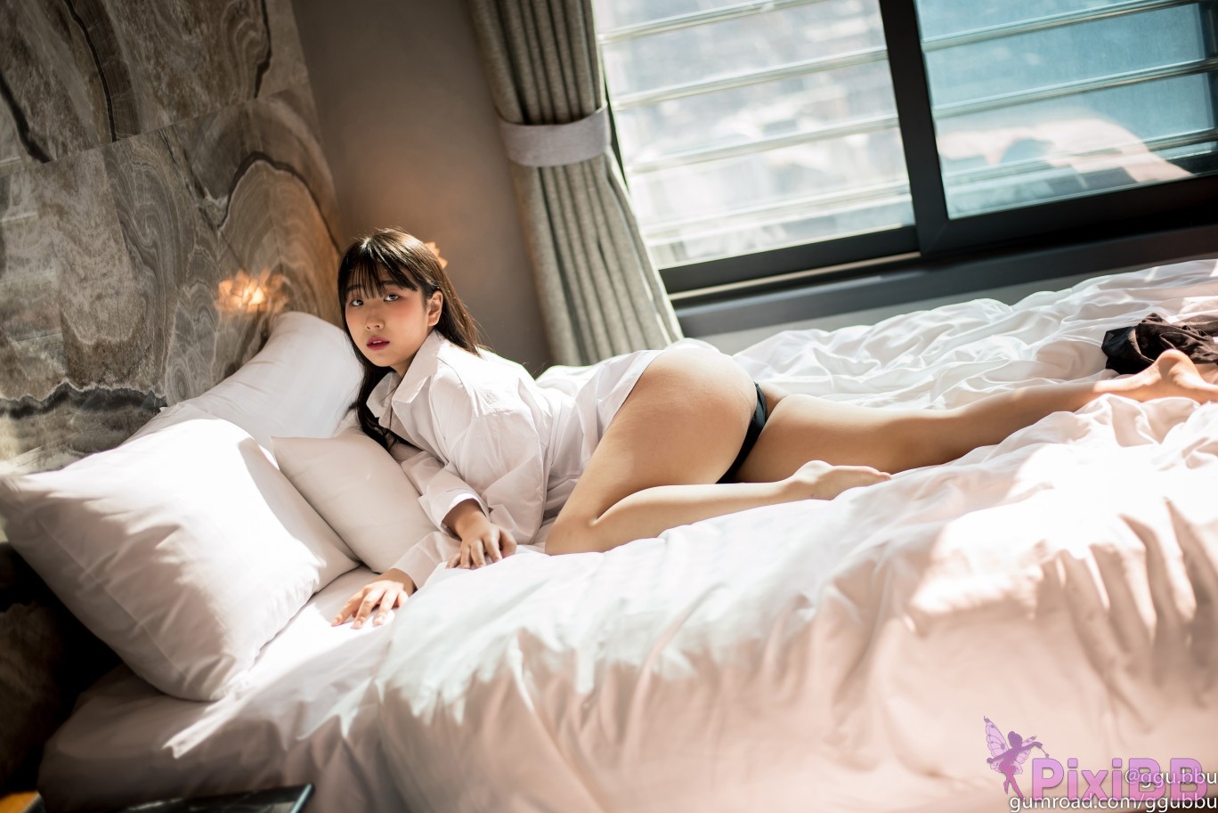 Made by Ggubbu Vol.5 Black Stockings PixiBB.COM 055