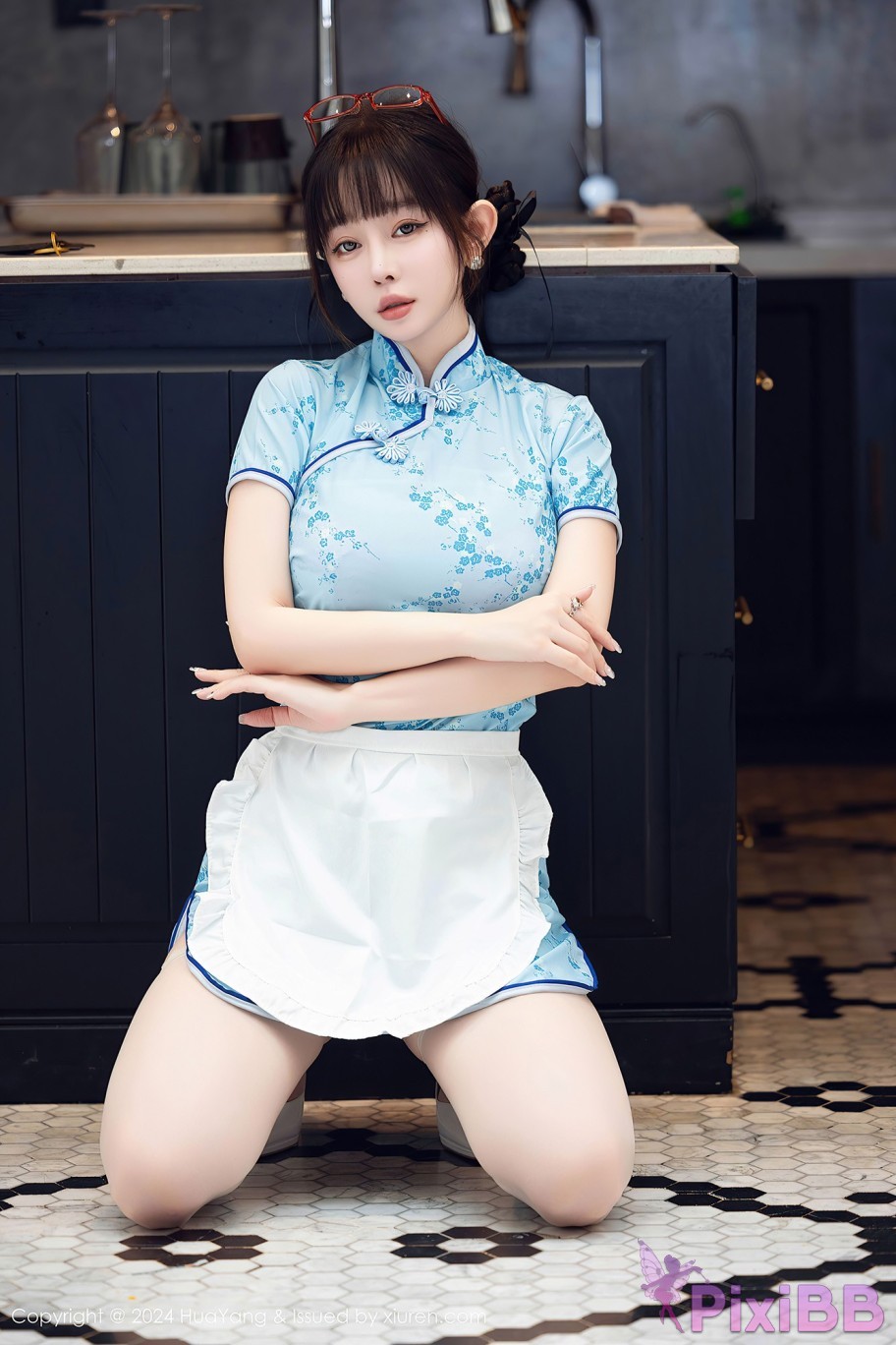 HuaYang Vol.593 Wang Yu Chun PixiBB.COM 009