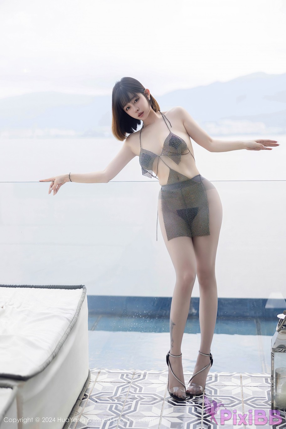 HuaYang Vol.607 Wang Yu Chun PixiBB.COM 015